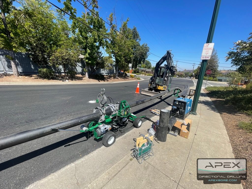 HDPE pipe fusion project